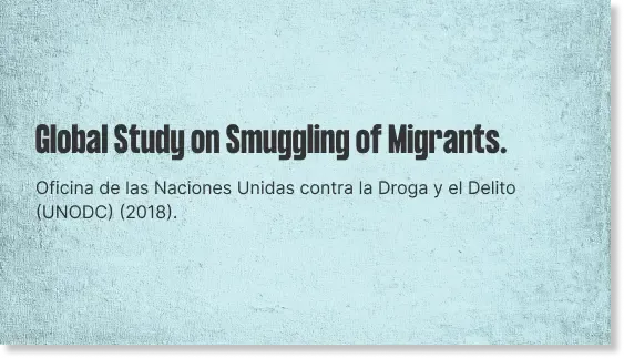 Global Study on Smuggling of Migrants.